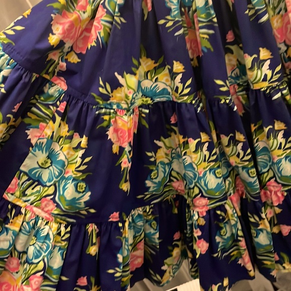 ELEANOR ROSE French Roses Flowy Spring Dress- Size 4-5 - Picture 5 of 6